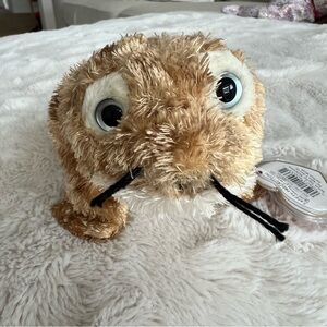 Ty Beanie Babies Fins Seal Tan and Cream Stuffed Animal 2003 Vintage